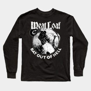 Vintage bat out of heal Long Sleeve T-Shirt